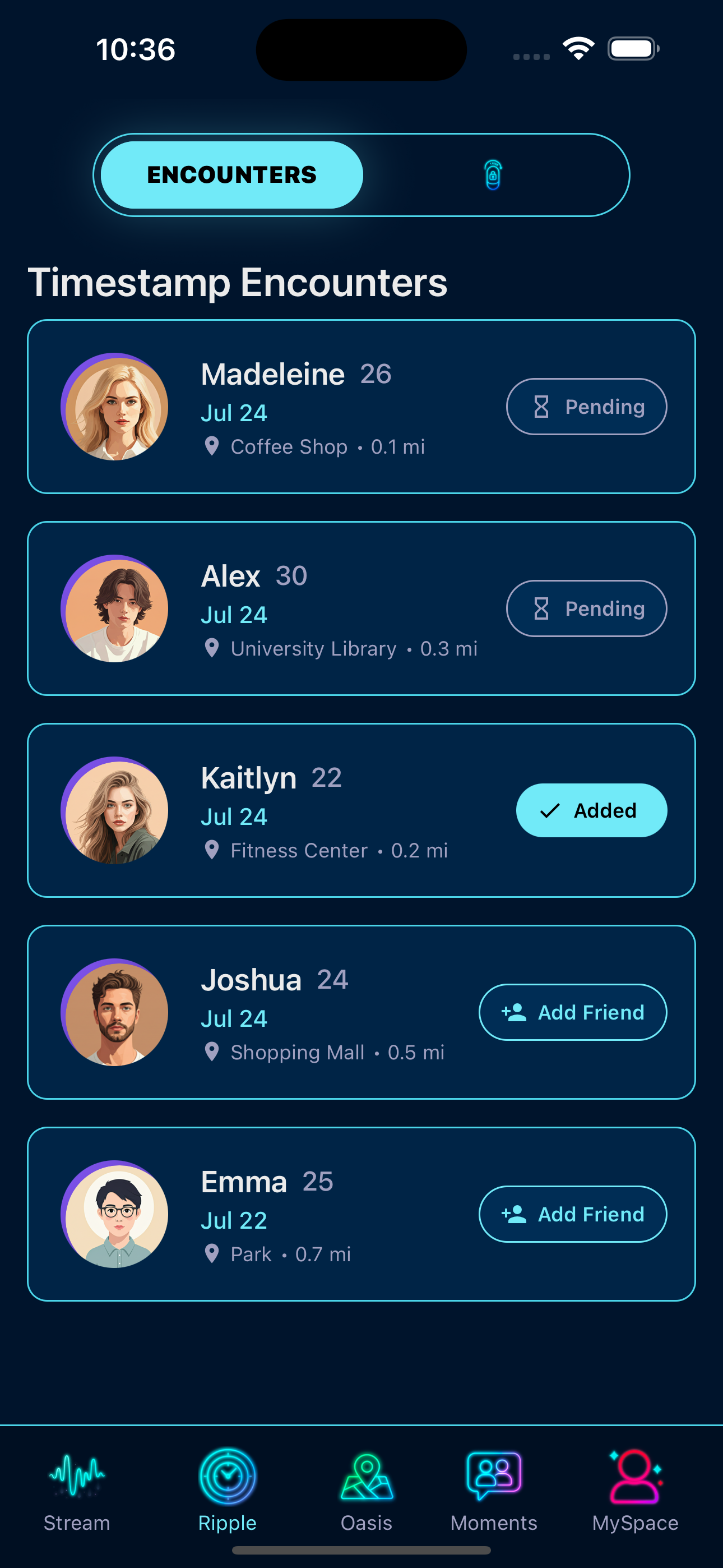 Ripple App Screenshot